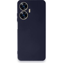 BSH Gülbay Mobilya Newface Realme C55 Kılıf First Silikon - Lacivert