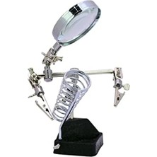 Esranın Dünyası 3 Konumlu Cam Büyüteç ile Elektronik Havya Lehim Standı