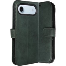 BSH Gülbay Mobilya Newface Apple iPhone 17 Air Trend S Plus Kapaklı Kılıf - Yeşil