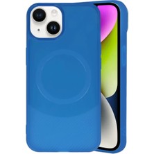 BSH Gülbay Mobilya Newface iPhone 14 Kılıf Maya Karbon Kapak - Lacivert