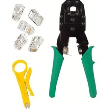 Esranın Dünyası RJ45 RJ11 Rj9 Jack Kablo Sıkma Pensesi ve Soyucu Seti