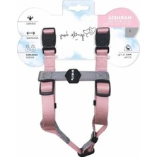 Esranın Dünyası Ayarlanabilir Rahat Köpek Göğüs Tasmaları, Pembe, S