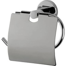 Esranın Dünyası Krom Kaplama Metal Kapaklı Tuvalet Kağıtlığı