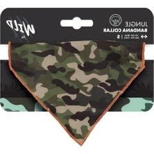 Esranın Dünyası Wild Jungle Desenli Bandana Yaka Tasma (S)
