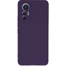 LTG Nova 12 Lite Kılıf Nano Içi Kadife Silikon - Mor