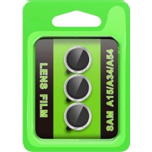 BSH Gülbay Mobilya Newface Samsung Galaxy A15 4g Raze Metal Kamera Lens - Gümüş