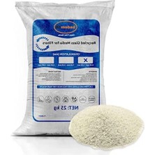 Esranın Dünyası 25 kg Cam Filtre Medyası, 0.50-1.20 mm Havuz Temizleme Kumu