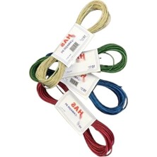 Esranın Dünyası 4 Adet Çelik Çamaşır Kurutma Halatı, 10 Metre