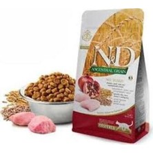 N&D Ancestral Grain Düşük Tahıllı Tavuklu & Narlı Kısırlaştırılmış Kedi Maması 10 Kg