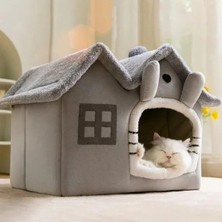 Esranın Dünyası Derin Uyku Kedi Evi Çıkarılabilir Minderli