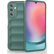 BSH Gülbay Mobilya Newface Samsung A36 Kılıf Optimum Silikon - Koyu Yeşil