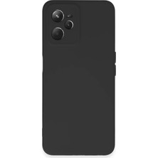 BSH Gülbay Mobilya Newface Realme C35 Kılıf Nano Içi Kadife Silikon - Siyah