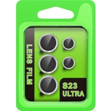 BSH Gülbay Mobilya Newface Samsung Galaxy S23 Ultra Raze Metal Kamera Lens - Gümüş