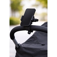 Baalaa Bebek Arabası Telefon Tutucu – 360° Döner-Ayarlanabilir Telefon Tutucu-3dyazıcı-Çok Amaçlı