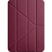 BSH Gülbay Mobilya Newface Huawei Matepad Pro 12.2 2025 Kalemlikli Mars Tablet Kılıfı - Mürdüm