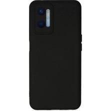 BSH Gülbay Mobilya Newface Oppo A96 Kılıf Nano Içi Kadife Silikon - Siyah