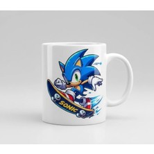 Weiler Riger Sonic The Hedgehog Tasarımlı Premium Porselen Kupa Bardak