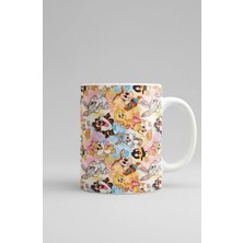 Weiler Riger Looney Tunes Bebekleri Tasarım A Kalite Porselen Kupa Bardak