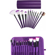 Terrien 12 Parça Makyaj Fırçası Yumuşak Kıllı Profesyonel Fırça Seti Yüksek Kaliteli Pürüzsüz