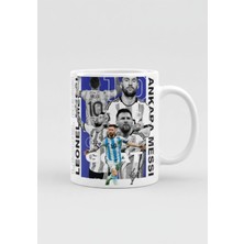 Weiler Riger Lionel Messi Ankara Messi Tasarımlı A Kalite Porselen Kupa Bardak - Çift Taraflı Baskı