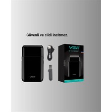 Terrien USB Şarjlı Traş Makinesi – Piston + Ağ Başlık, 600 MAH Batarya