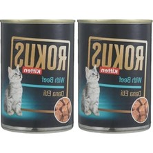 Esranın Dünyası Yavru Kediler Için Dana Etli Konserve Mama 410 gr 2'li Paket