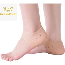 Uravas Store Silikon Topuk Çorabı Ten Rengi