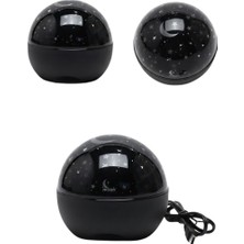 Terrien Hoparlörlü Yıldız Projektör Oda Lambası