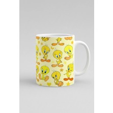 Weiler Riger Tweety Desenli A Kalite Porselen Kupa Bardak