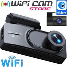 24 4K Çift Kameralı Araç Kamerası Dahili Wıfı Özelliği ve Yüksek Kalite