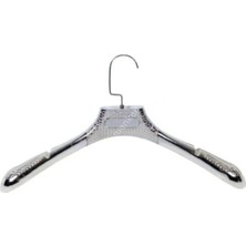 Md Vitrin Dekorasyon Metalize Bay Krom Ceket Askısı (10 Adet)