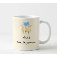 Weiler Riger Artık Takılmıyorum Yazılı Minimalist Tasarım Kupa Bardak WERİ-TK05