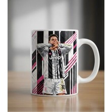 Weiler Riger Kenan Yıldız Juventus Özel Tasarım Porselen Kupa Bardak - 330 ml
