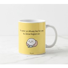 Weiler Riger Suçu Başkasına Atmak Isteyenlere: Ya Nazar Ya Dolunay Esprili Tasarım Kupa MS-NZ03