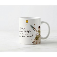 Weiler Riger Gelecek Renkleri Ressam Kız Tasarım Motivasyonel Kupa Bardak RK-001