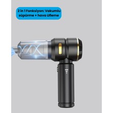 Terrien Kablosuz Şarjlı Araç Içi ve Küçük Alanlar Için Güçlü Vakumlu Süpürge