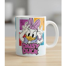 Weiler Riger Lüks Porselen Daisy Duck Kupa Bardak - 1. Sınıf Baskı Kalitesi