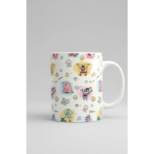 Weiler Riger Sünger Bob ve Arkadaşları Tasarım A Kalite Porselen Kupa Bardak