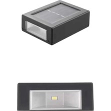 Terrien Solar Güneş Enerjili Çift Taraflı Duvar Lambası Çift Taraflı Duvar Lamba Güneş Enerjili