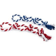 Esranın Dünyası Çift Düğümlü Diş Ipi Köpek Oyuncağı, 63X11X11 Cm, 600 gr