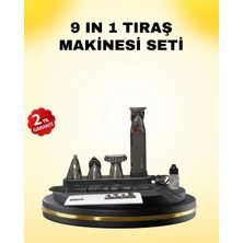 Terrien 9’u 1 Arada Bakım Seti Güçlü Motorlu Saç Sakal Burun Kulak Trimmer
