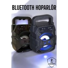Terrien Taşınabilir Bluetooth Hoparlör LED Işıklı Uzun Pil Ömrü