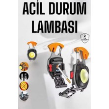 Terrien Yeni Nesil Kamp Feneri Çok Fonksiyonlu Fener Anahtarlık USB Çakmaklı Cam Kırıcı Kemer Kesici