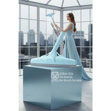 Uravas Store 33 cm Silikon Uçlu Profesyonel Cam Çekçek - Tasarım Estetiği Kusursuz Temizlik