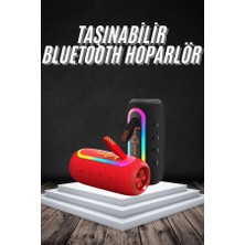Terrien Bluetooth Hoparlör USB Şarjlı Uzun Pil Ömrü Android ve Ios Uyumlu Renkli