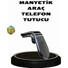 Terrien 360° Dönebilen Manyetik Araç Telefon Tutucu Sarsıntısız ve Şık Tasarımlı