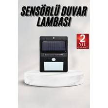 Terrien Bahçe Aydınlatması Güneş Enerjili LED Işık Lamba Sensörlü Dekoratif