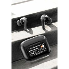 Terrien Kablosuz Bluetooth Kulaklık Ekranlı Uzun Şarj Süreli Anc Destekli