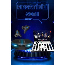 Terrien Gamer Kulaklık ve Çok Kordonlu Akıllı Saat Gürültü Önleyici Gps Desteği