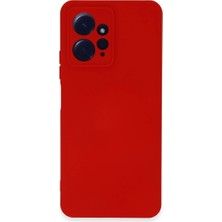 Uravas Store Redmi Note 12 4g Kılıf Nano Içi Kadife Silikon - Kırmızı
